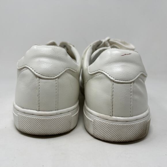 Banana Republic Patent Leather Lace Up Shoe Sneaker White - 10 - Picture 5 of 9